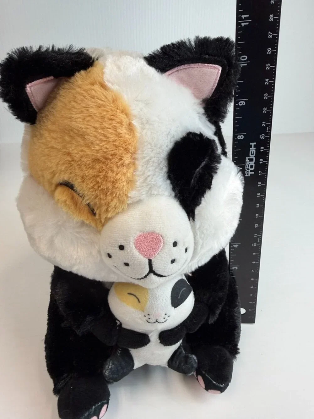 Nanco Belly Buddy Plush Calico Cat Stuffed Animal Toy Collect Holiday Party Ex